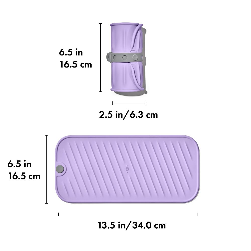 Hot Styling Tool Mat - Lavender G7