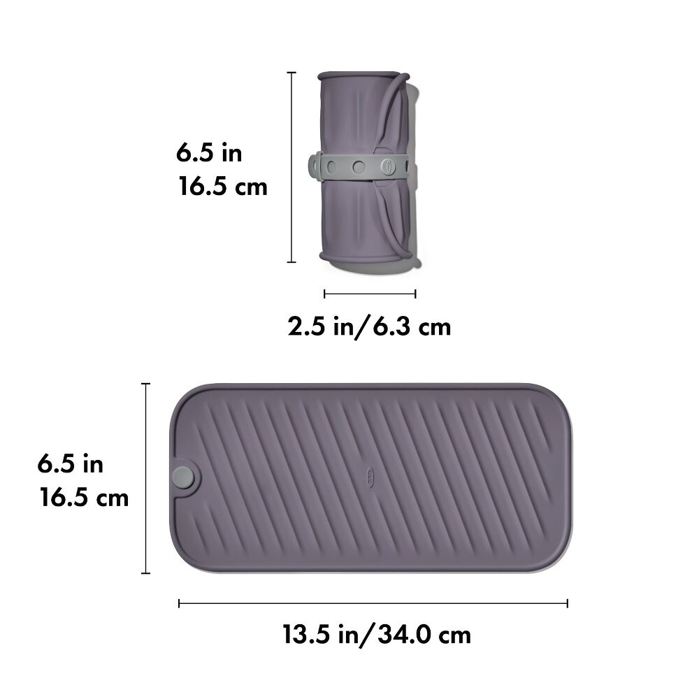 Hot Styling Tool Mat - Gray D5