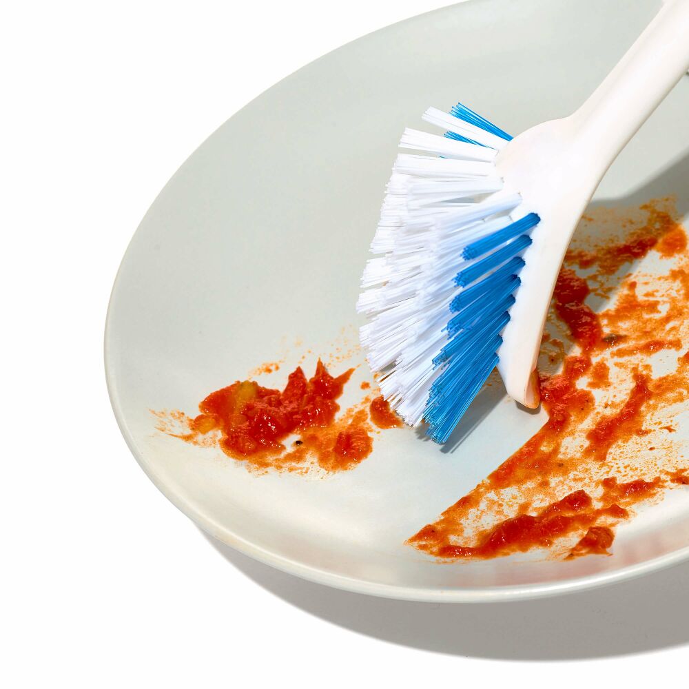 Dish Brush with Scraper H6