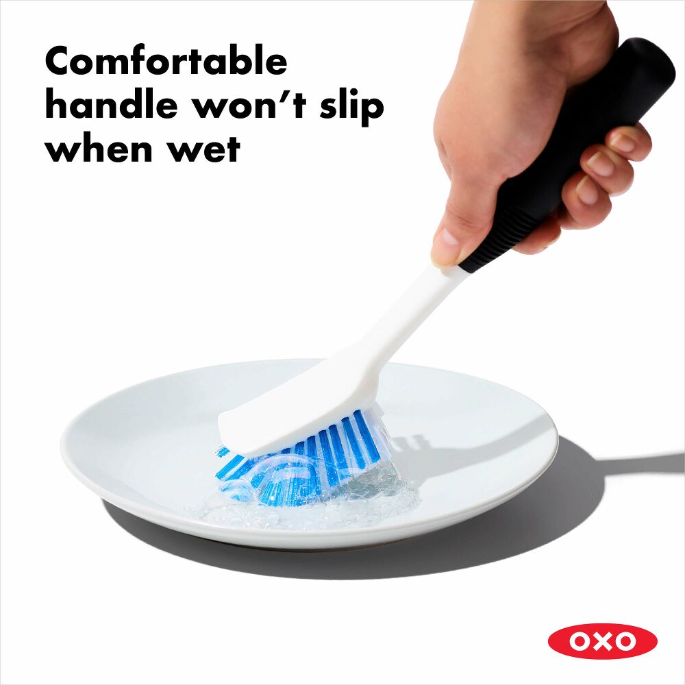 Dish Brush with Scraper H6