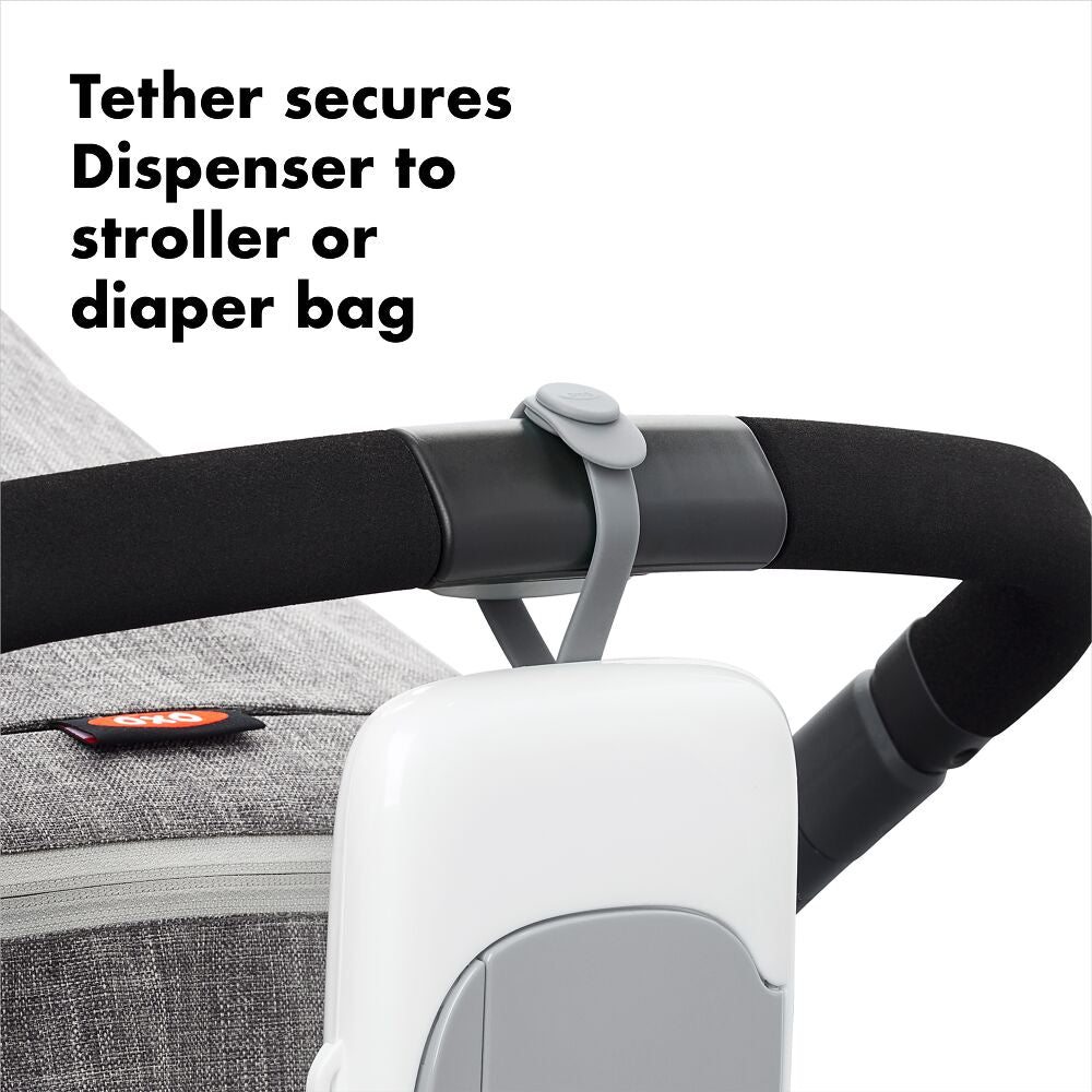 OXO TOT 2-Pack On-the-Go Wipes Dispenser, Gray W9
