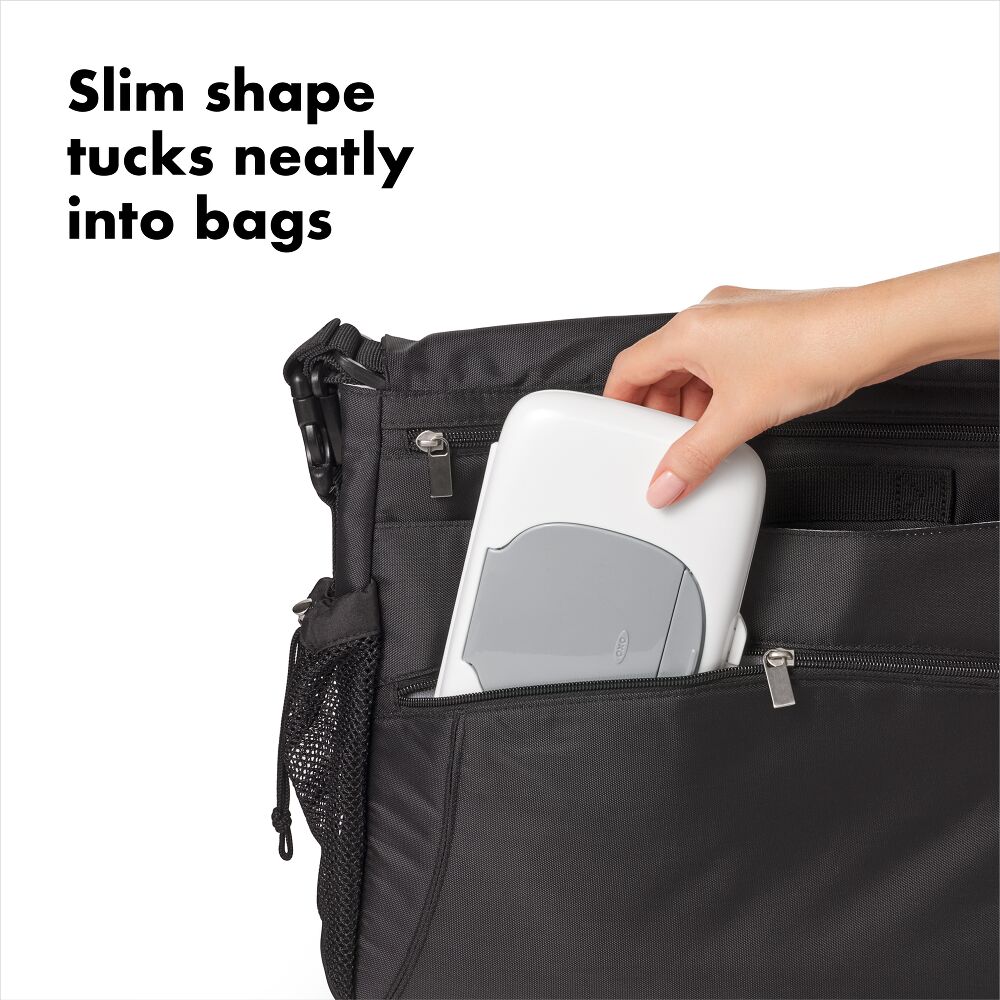 OXO TOT 2-Pack On-the-Go Wipes Dispenser, Gray W9