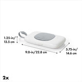 OXO TOT 2-Pack On-the-Go Wipes Dispenser, Gray W9