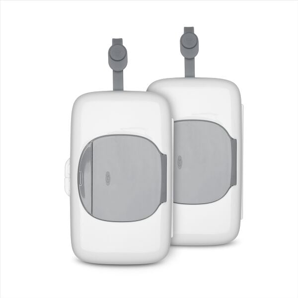 OXO TOT 2-Pack On-the-Go Wipes Dispenser, Gray W9
