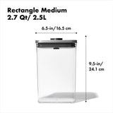 POP Container - Rectangle Medium (2.7 Qt/2.6 L) K4