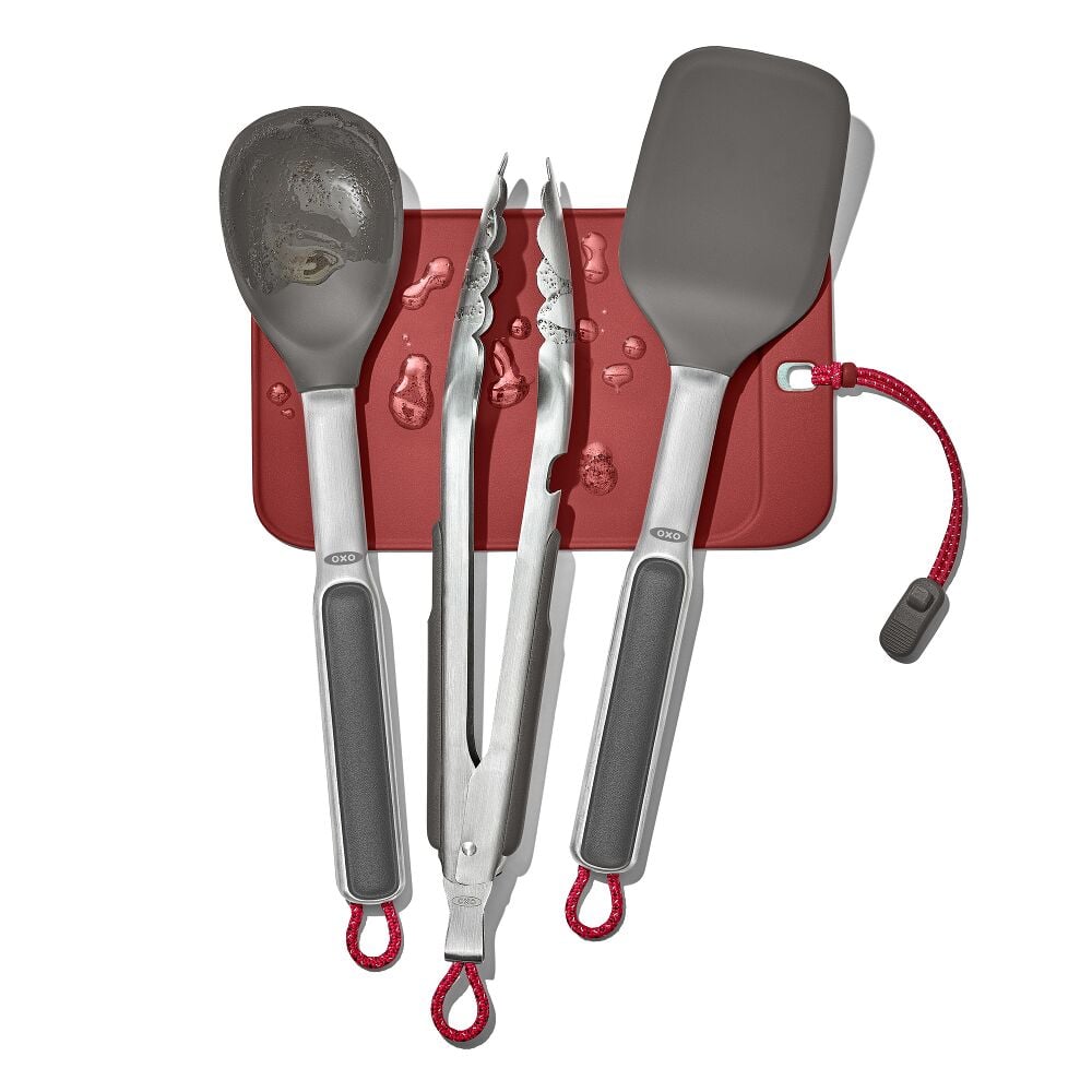 OXO Outdoor 4 -Piece Camp Stove Cooking Set M0