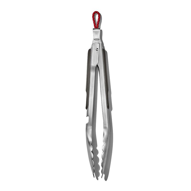 OXO Outdoor 10.5in Camp Stove Tongs with Bottle Opener G6