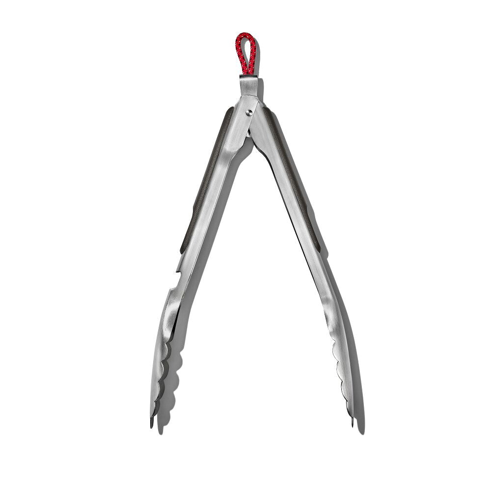 OXO Outdoor 10.5in Camp Stove Tongs with Bottle Opener G6