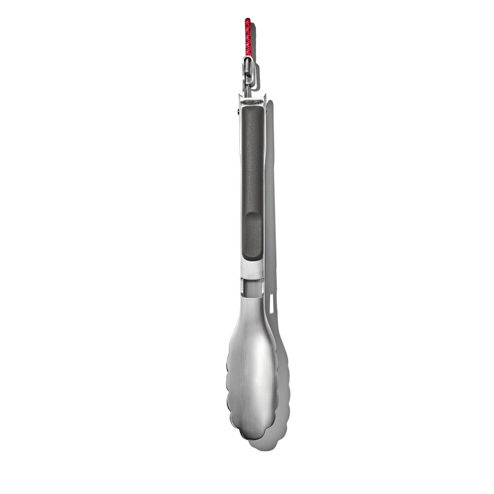 OXO Outdoor 10.5in Camp Stove Tongs with Bottle Opener G6