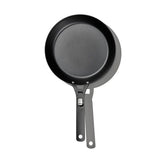 Carbon Steel With Removable Handle 10in Pan W0