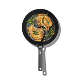 Outdoor 12-inch Carbon Steel Pan with Removable Handle W0