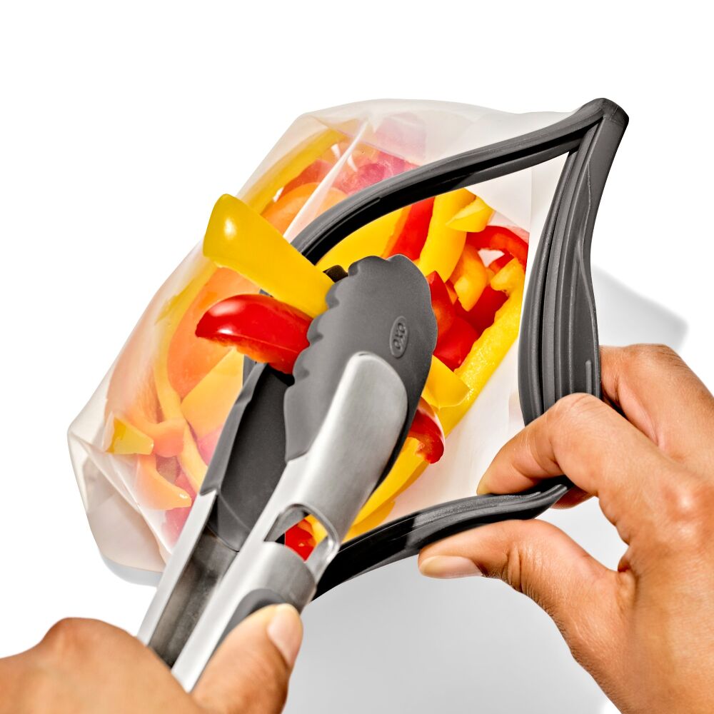 Outdoor Silicone Reusable Stand Up Bag Quart (32 oz) E0