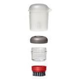 Outdoor Soap Dispensing Dish Brush with Storage Case T7