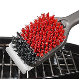Outdoor Nylon Grill Brush Set of 2 Replacement Heads F2