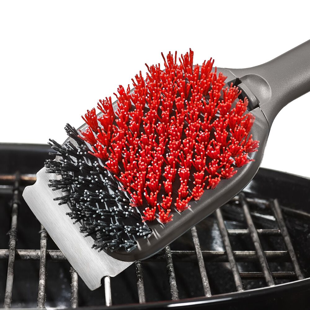 Outdoor Nylon Grill Brush Set of 2 Replacement Heads F2