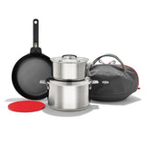 Outdoor Camp Cookware Set with Travel Bag D6