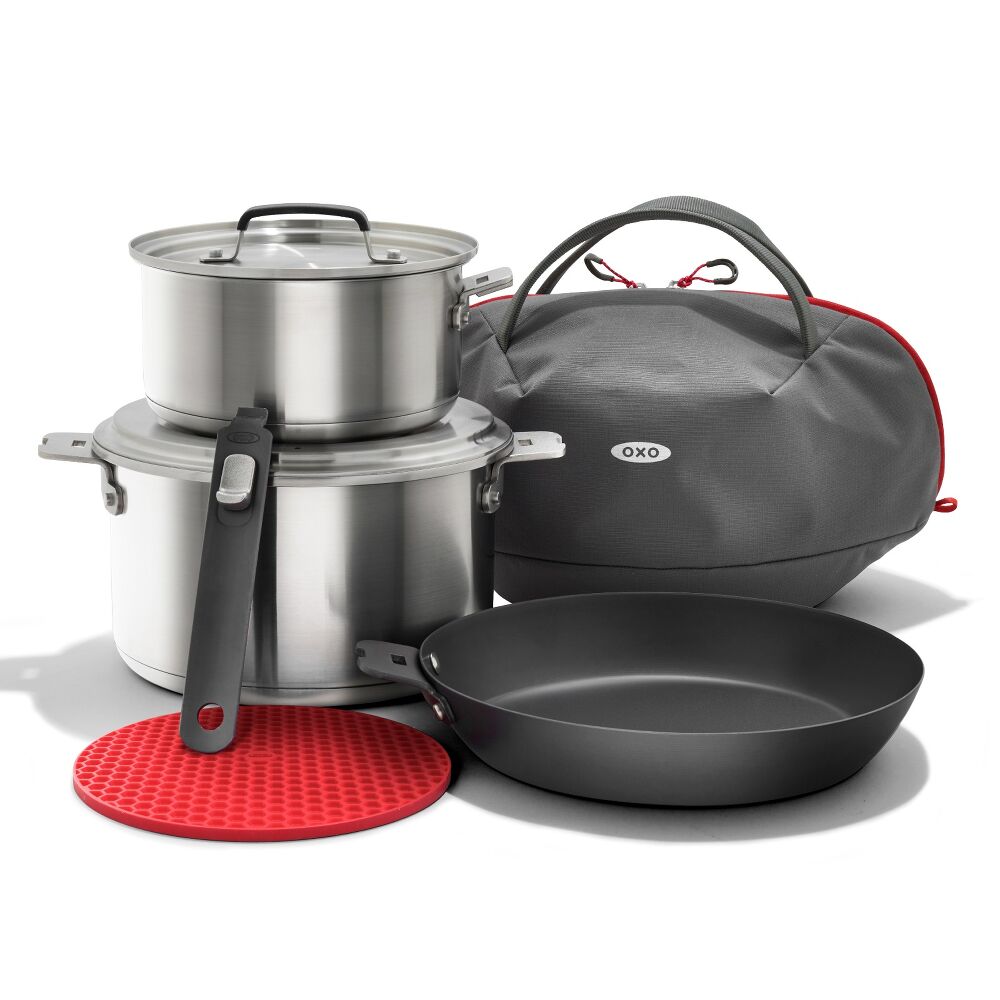 Outdoor Camp Cookware Set with Travel Bag D6