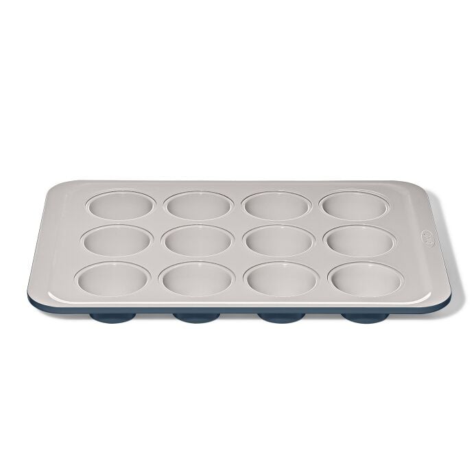 Non-Stick Pro Ceramic Coated Metal Bakeware 12 Cup Muffin Pan S1