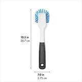 Nylon Bristle Dish Brush with Refills D8