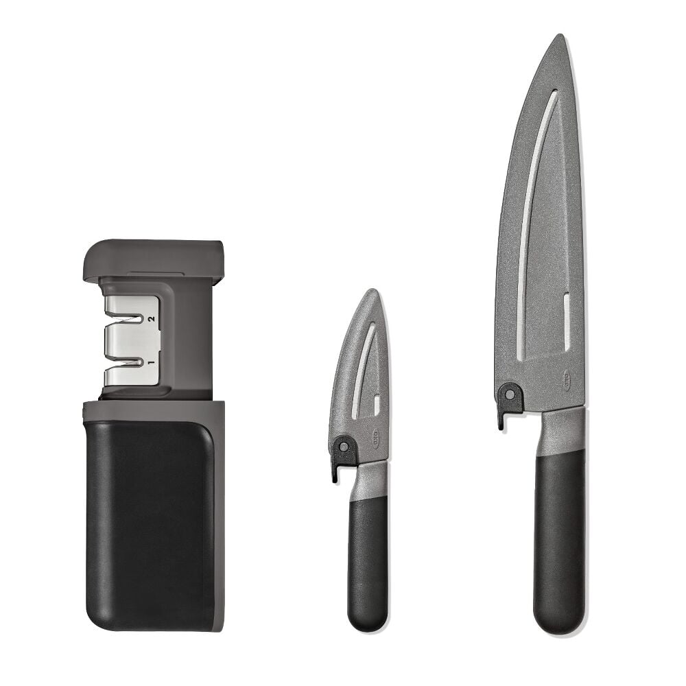 3-Piece Knife & Sharpener Set B1