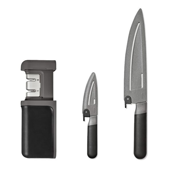3-Piece Knife & Sharpener Set B1