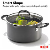 Non-Stick 6-Quart Stock Pot with Lid C8