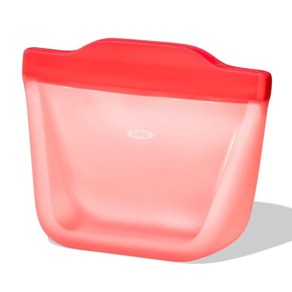 Silicone Reusable Bag - Stand-Up Snack (12 oz) – Watermelon A4
