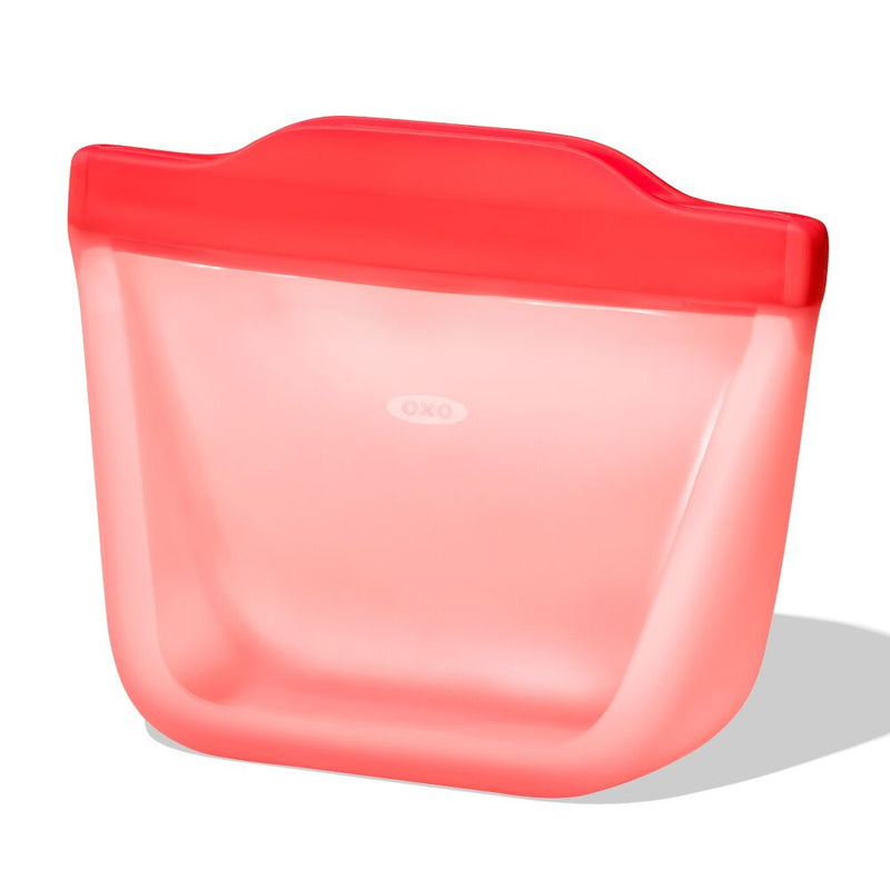 Silicone Reusable Bag - Stand-Up Snack (12 oz) – Watermelon A4