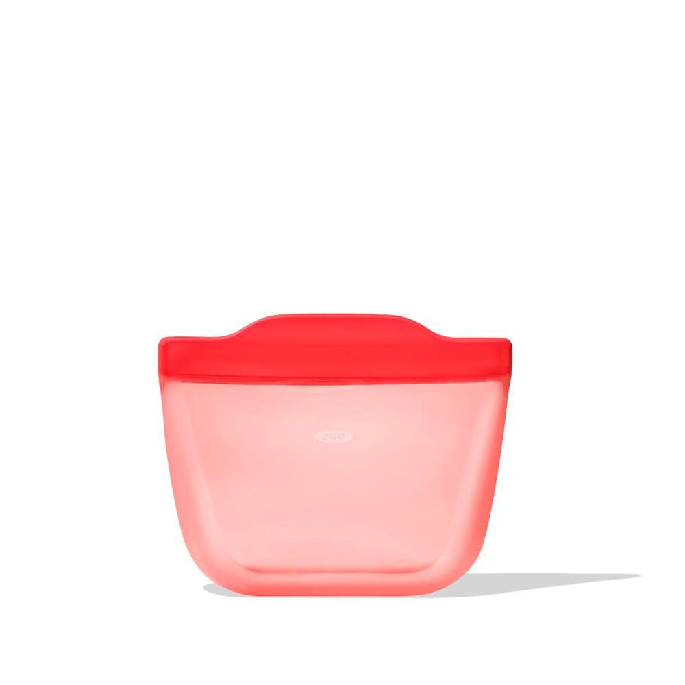 Silicone Reusable Bag - Stand-Up Snack (12 oz) – Watermelon A4
