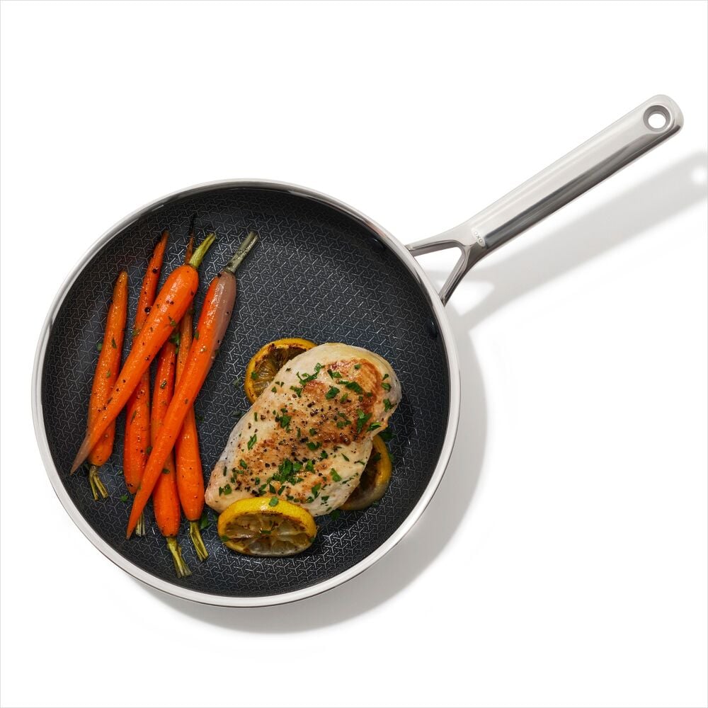 Trident Hybrid Non-Stick Stainless Steel 10 in Fry Pan I1