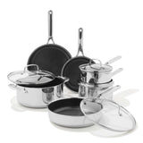 Trident Hybrid Non-Stick Stainless Steel 10-Piece Set V9
