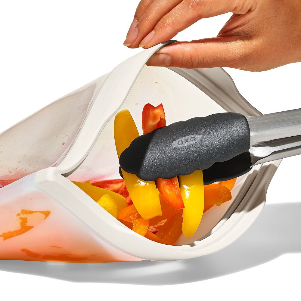 Silicone Reusable Bag - Gallon Bag (128 oz) - Oat U8