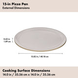 Non-Stick Pro Ceramic Coated Metal Bakeware 15” Pizza Pan A3