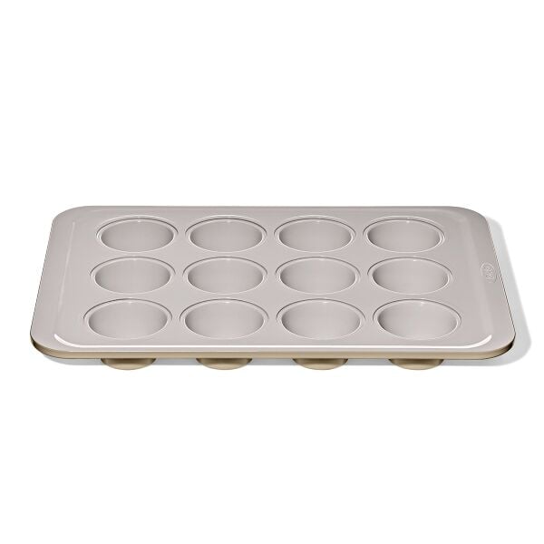 Non-Stick Pro Ceramic Coated Metal Bakeware 12 Cup Muffin Pan X9