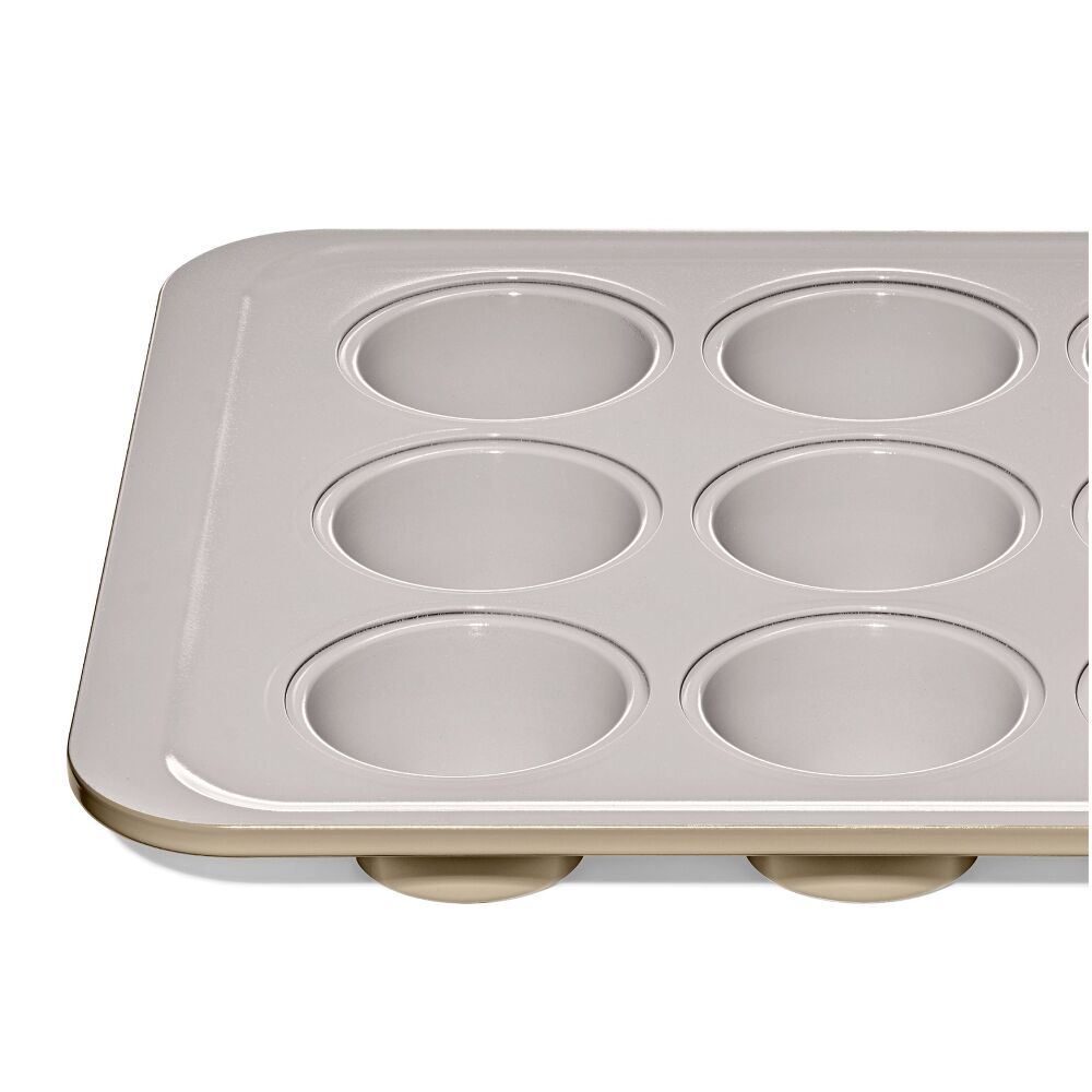 Non-Stick Pro Ceramic Coated Metal Bakeware 12 Cup Muffin Pan X9