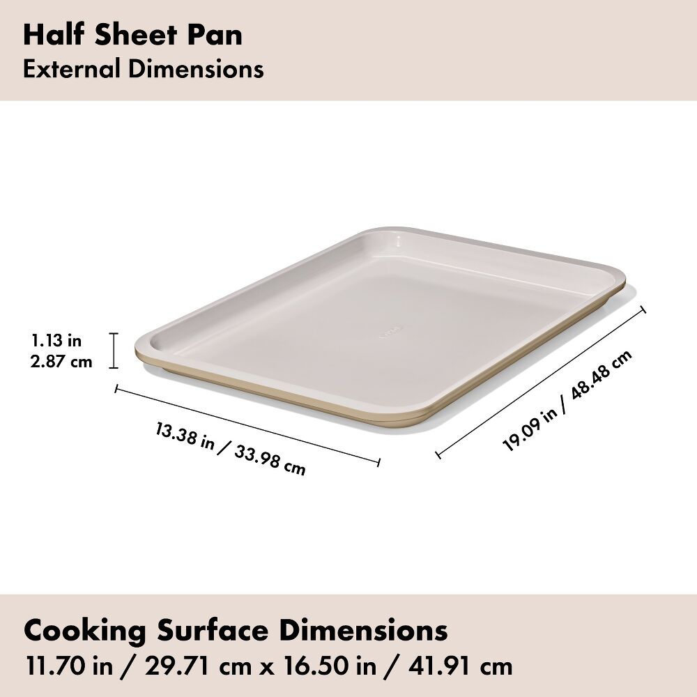 Non-Stick Pro Ceramic Coated Metal Bakeware Half Sheet Pan X9