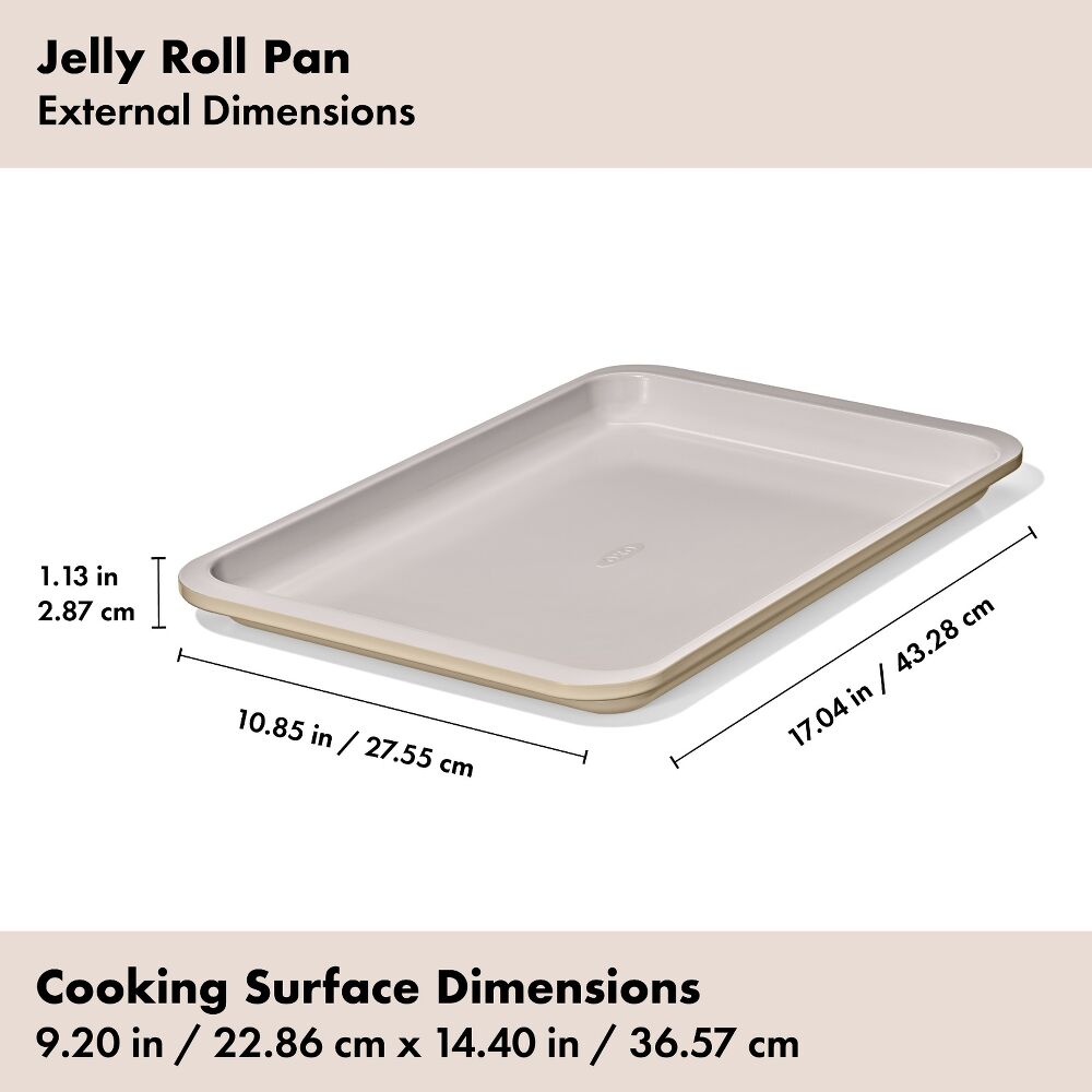 Non-Stick Pro Ceramic Coated Metal Bakeware Jelly Roll Pan A8