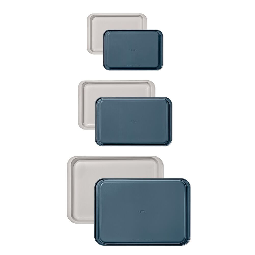 Non-Stick Pro Ceramic Coated Metal Bakeware 3 Pc Set G7