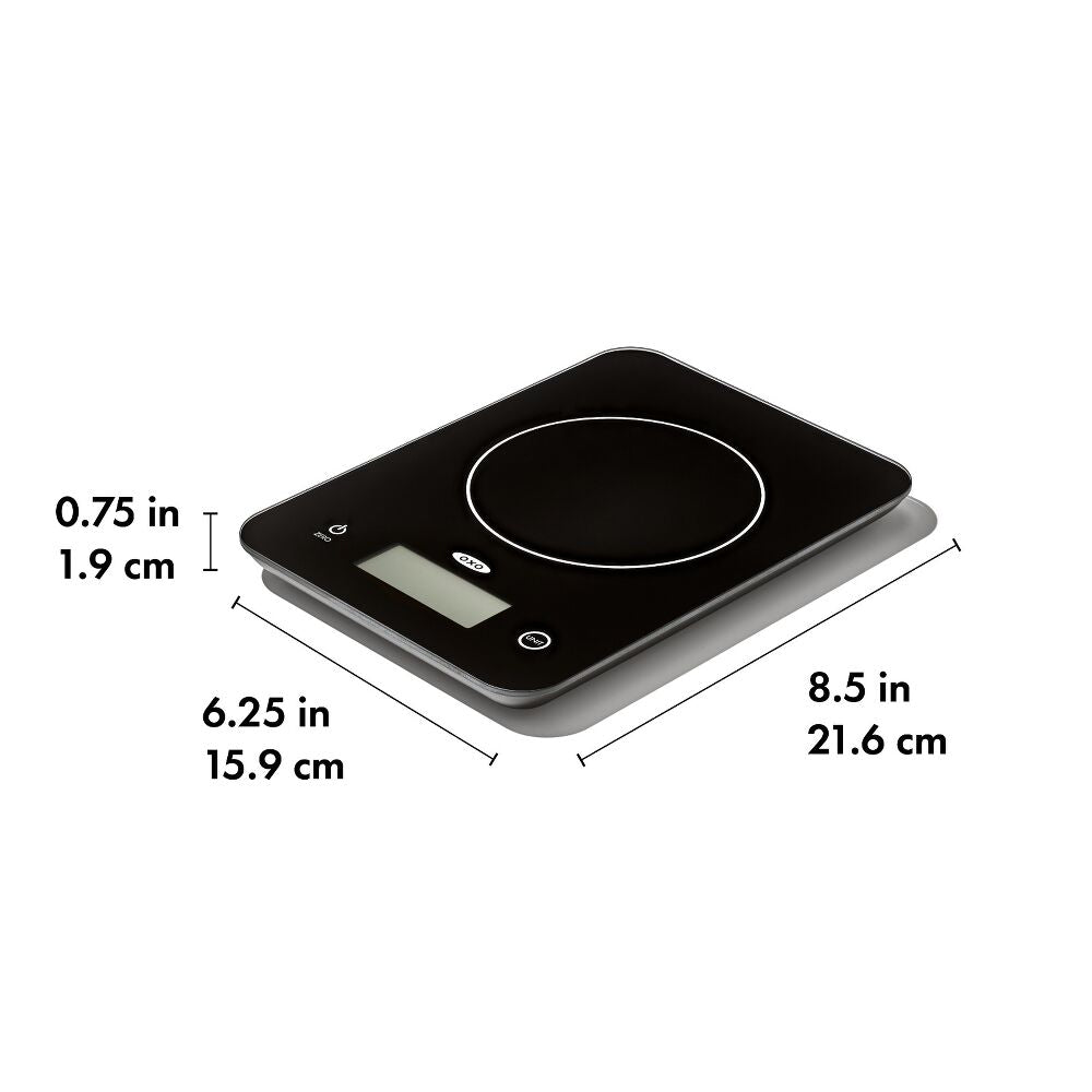 Everyday Glass Food Scale 11lbs/5kg J0