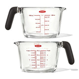2-Cup and 4-Cup Glass Measuring Cup Set W9