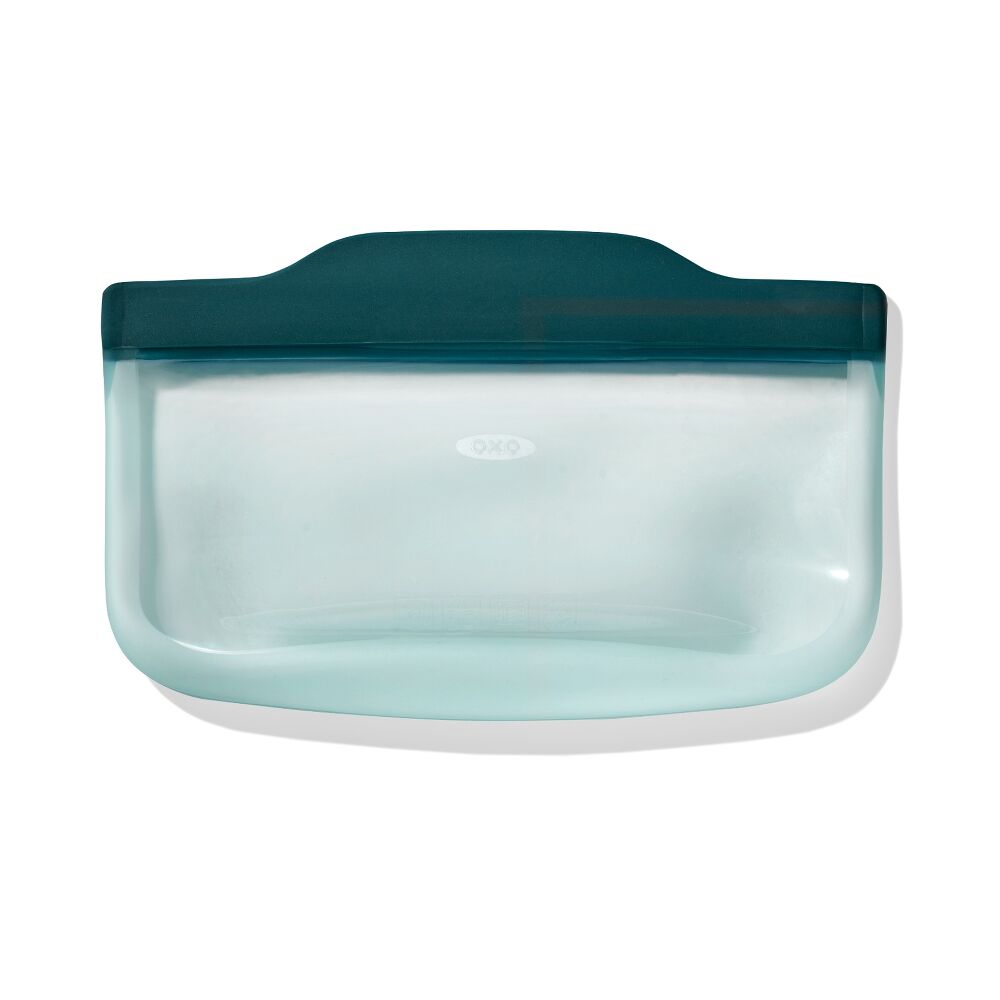 Silicone Reusable Bag - Snack Bag (12 oz) - Lagoon A4