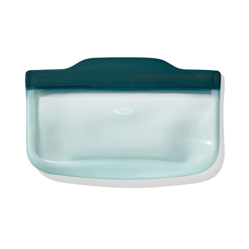 Silicone Reusable Bag - Snack Bag (12 oz) - Lagoon A4