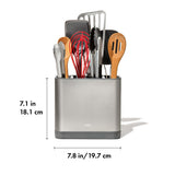 Adjustable Stainless Steel Utensil Holder - Large B1