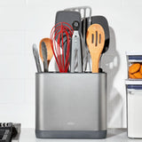 Adjustable Stainless Steel Utensil Holder - Large B1