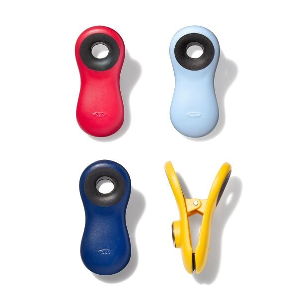 Magnetic All-Purpose Clips - 4-Pack - assorted colors D5