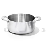 Stainless Steel Mira Series 5.2qt Casserole And Lid A7
