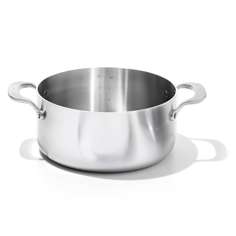 Stainless Steel Mira Series 5.2qt Casserole And Lid A7