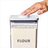 2-Piece Prelabeled POP Container Set with Scoop K0