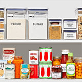 2-Piece Prelabeled POP Container Set with Scoop K0