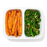 Prep & Go 2-Cup Divided Container X8